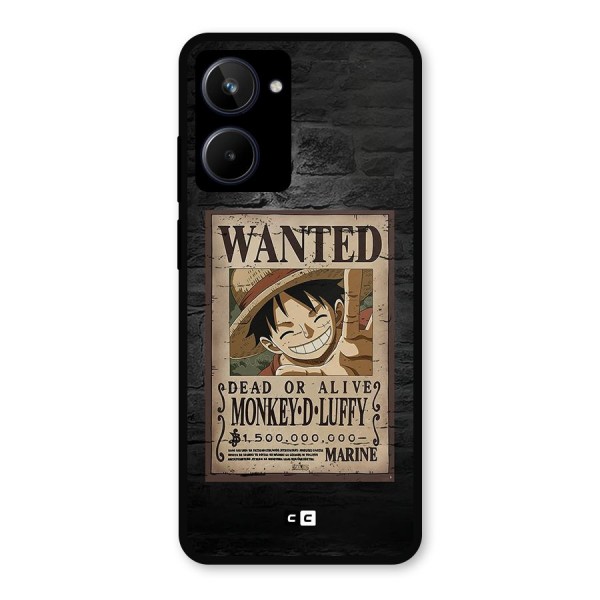 Luffy Wanted Metal Back Case for Realme 10
