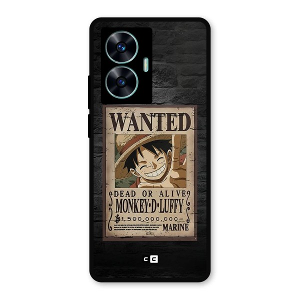 Luffy Wanted Metal Back Case for Realme C55