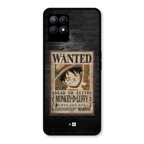 Luffy Wanted Metal Back Case for Realme Narzo 50