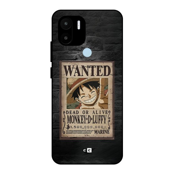 Luffy Wanted Metal Back Case for Redmi A1+