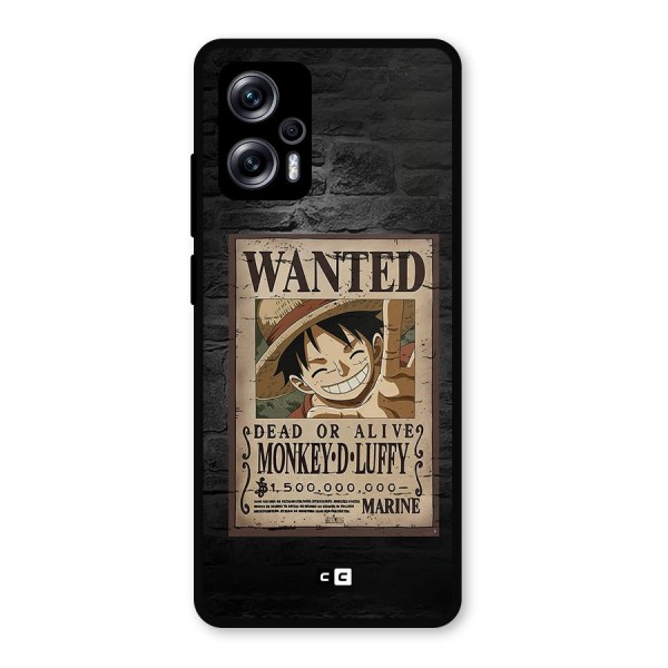 Luffy Wanted Metal Back Case for Redmi K50i
