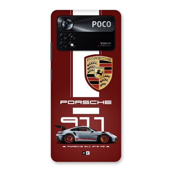 Luxe Supercar Back Case for Poco X4 Pro 5G