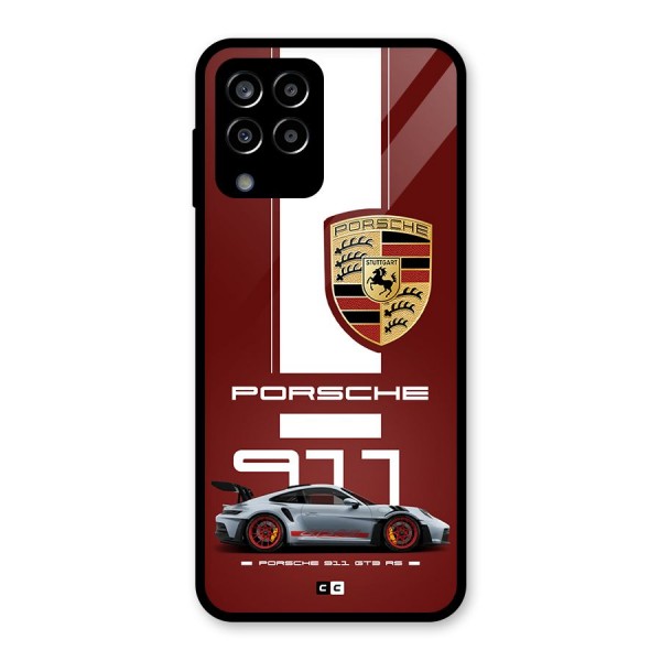 Luxe Supercar Glass Back Case for Galaxy M33