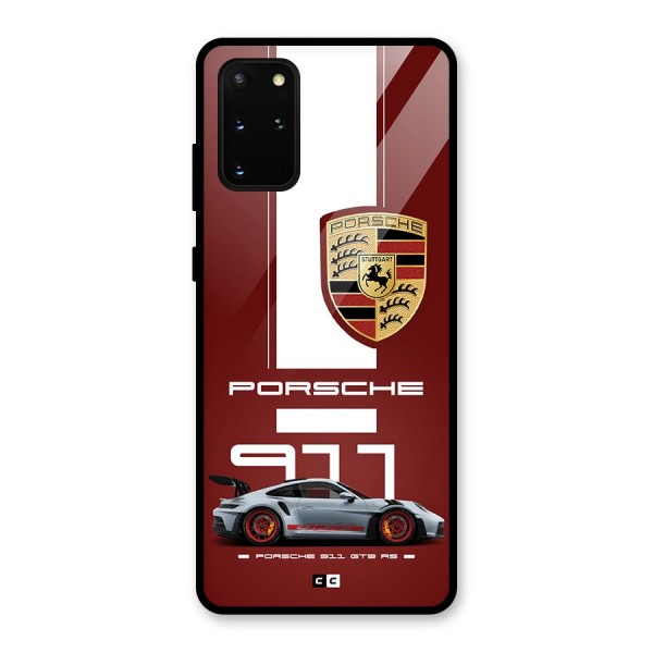 Luxe Supercar Glass Back Case for Galaxy S20 Plus