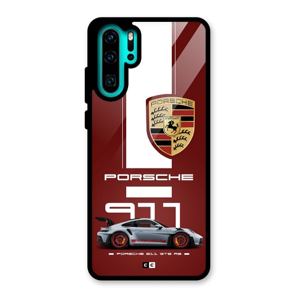 Luxe Supercar Glass Back Case for Huawei P30 Pro