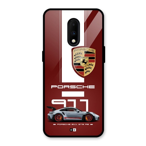 Luxe Supercar Glass Back Case for OnePlus 7