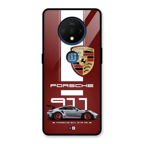 Luxe Supercar Glass Back Case for OnePlus 7T
