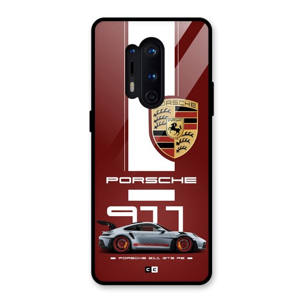 Luxe Supercar Glass Back Case for OnePlus 8 Pro