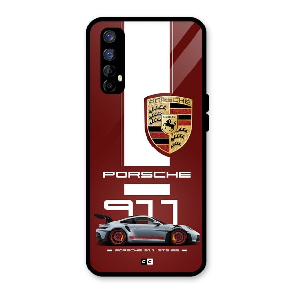 Luxe Supercar Glass Back Case for Realme Narzo 20 Pro