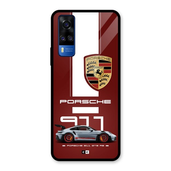 Luxe Supercar Glass Back Case for Vivo Y51