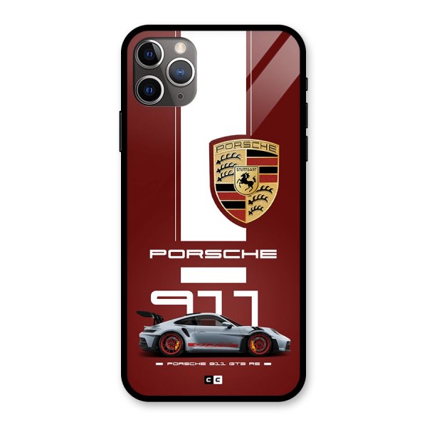 Luxe Supercar Glass Back Case for iPhone 11 Pro Max