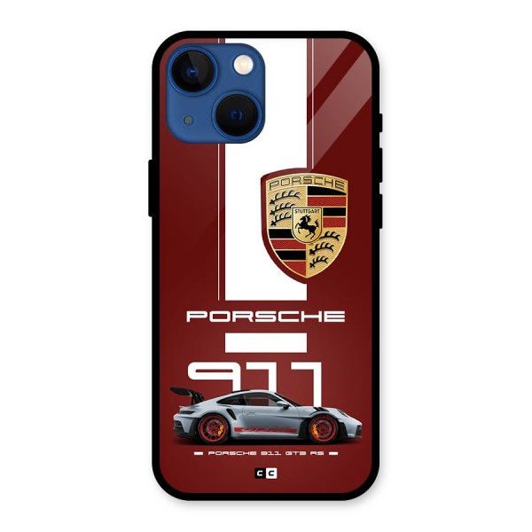 Luxe Supercar Glass Back Case for iPhone 13 Mini