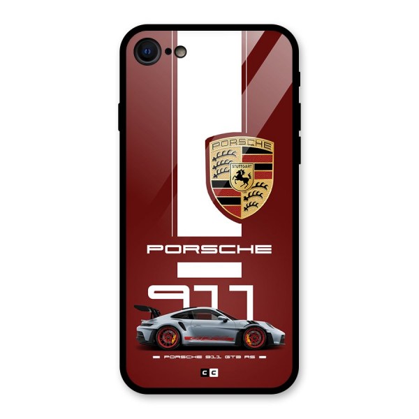 Luxe Supercar Glass Back Case for iPhone SE 2022