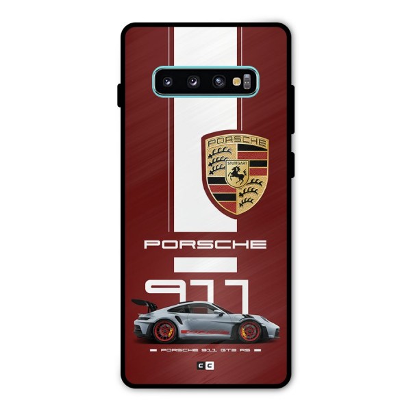 Luxe Supercar Metal Back Case for Galaxy S10 Plus