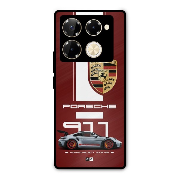Luxe Supercar Metal Back Case for Infinix Note 40 Pro Plus