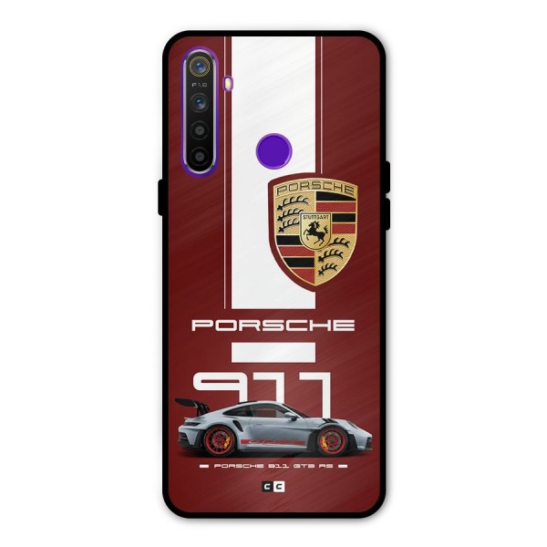 Luxe Supercar Metal Back Case for Realme Narzo 10
