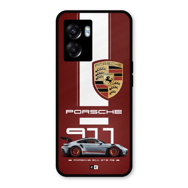 Luxe Supercar Metal Back Case for Realme Narzo 50 5G