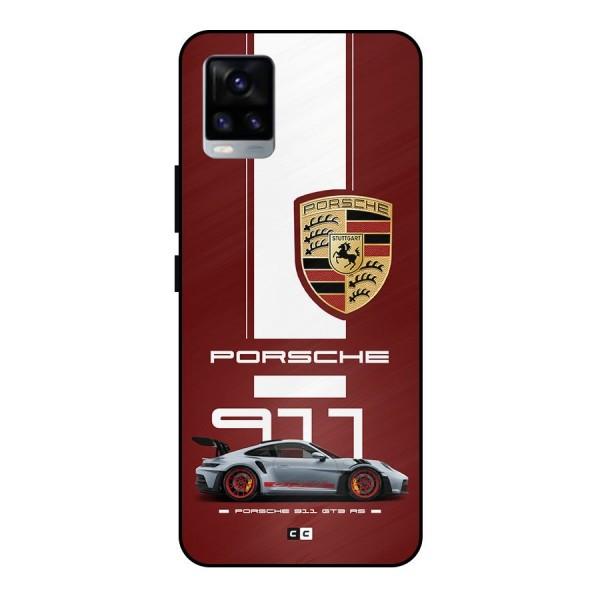 Luxe Supercar Metal Back Case for Vivo V20
