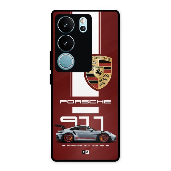 Luxe Supercar Metal Back Case for Vivo V29