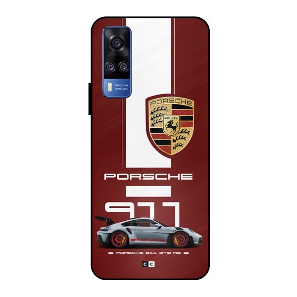 Luxe Supercar Metal Back Case for Vivo Y51
