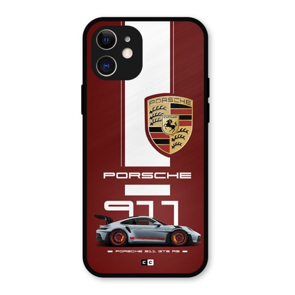 Luxe Supercar Metal Back Case for iPhone 12