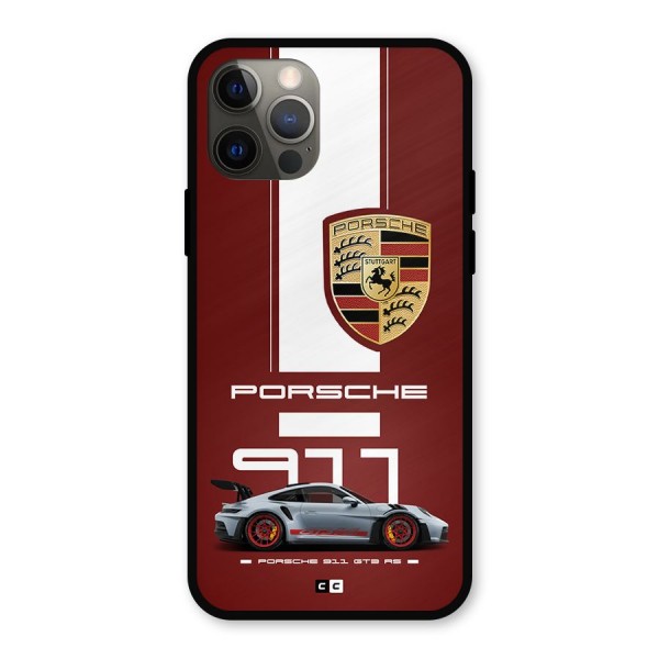 Luxe Supercar Metal Back Case for iPhone 12 Pro