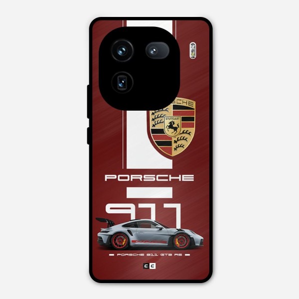 Luxe Supercar Metal Back Case for iQOO 12