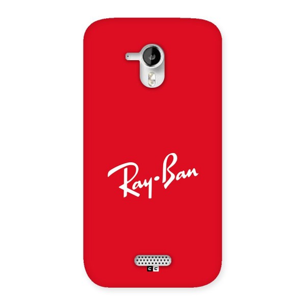 Luxury Red Back Case for Canvas HD A116