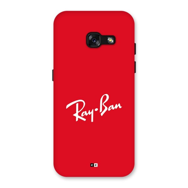Luxury Red Back Case for Galaxy A3 (2017)