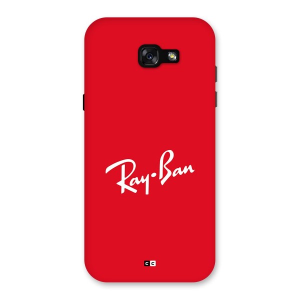 Luxury Red Back Case for Galaxy A7 (2017)