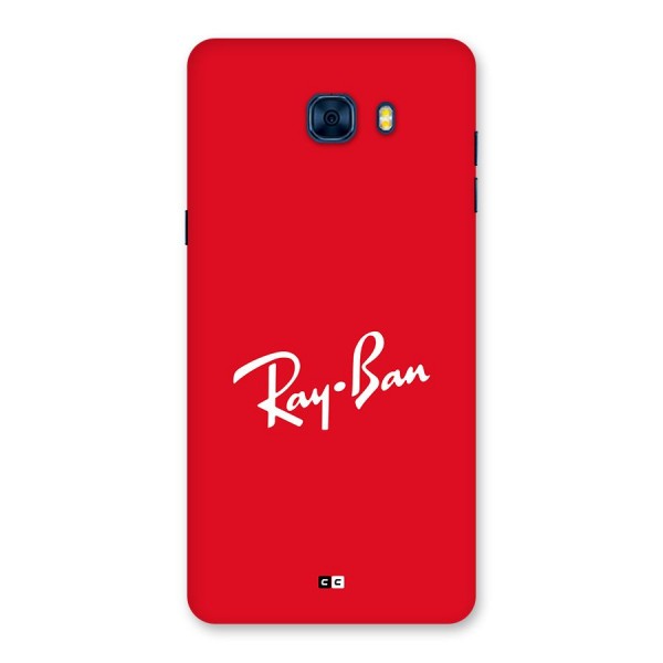 Luxury Red Back Case for Galaxy C7 Pro