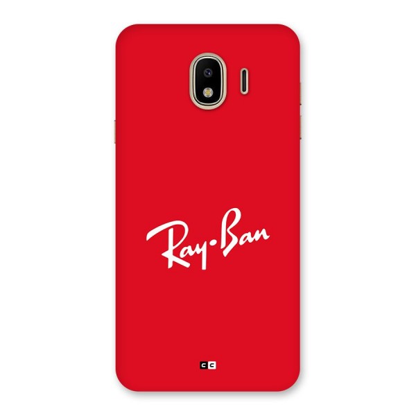 Luxury Red Back Case for Galaxy J4