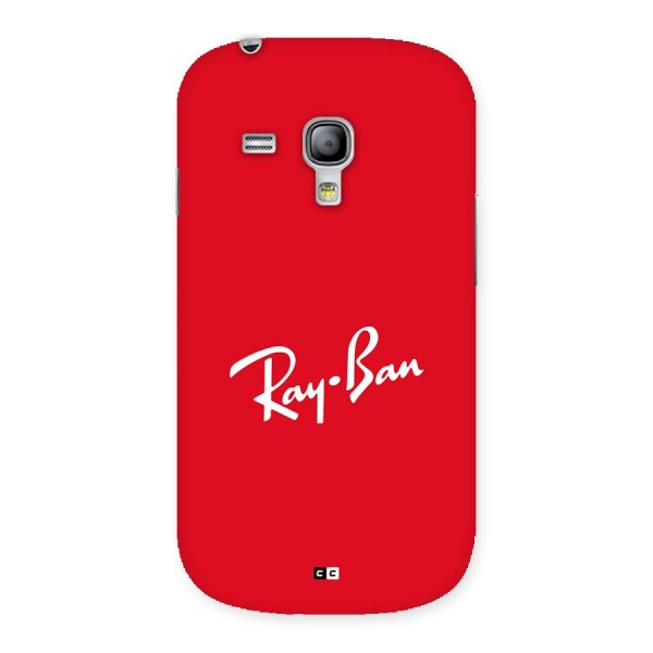 Luxury Red Back Case for Galaxy S3 Mini