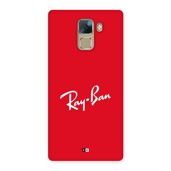 Luxury Red Back Case for Honor 7