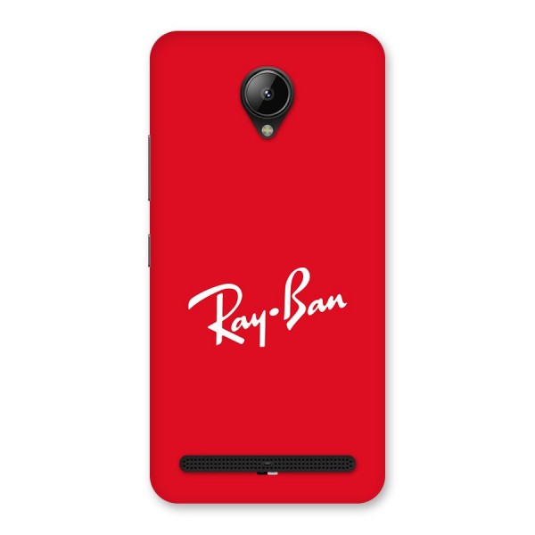 Luxury Red Back Case for Lenovo C2