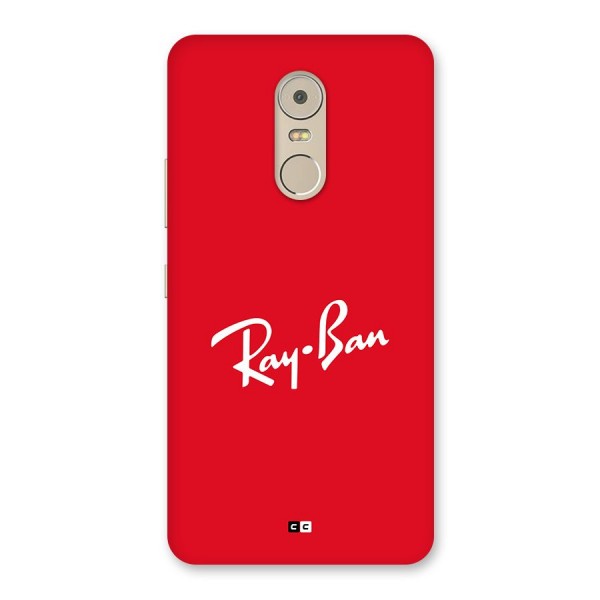 Luxury Red Back Case for Lenovo K6 Note