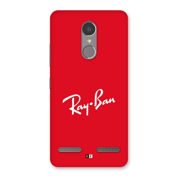 Luxury Red Back Case for Lenovo K6 Power