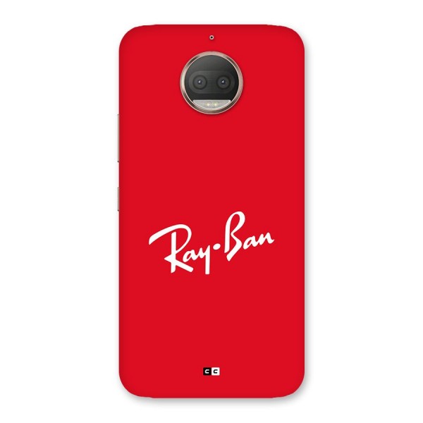 Luxury Red Back Case for Moto G5s Plus