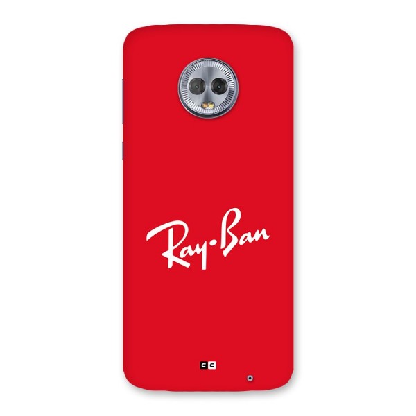 Luxury Red Back Case for Moto G6 Plus