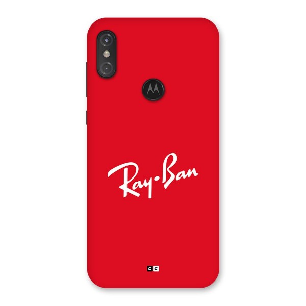 Luxury Red Back Case for Motorola One Power