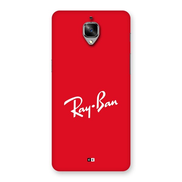 Luxury Red Back Case for OnePlus 3