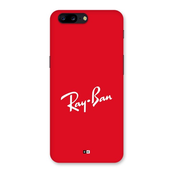 Luxury Red Back Case for OnePlus 5