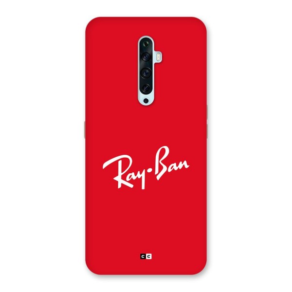 Luxury Red Back Case for Oppo Reno2 F