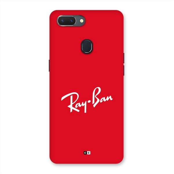 Luxury Red Back Case for Realme 2