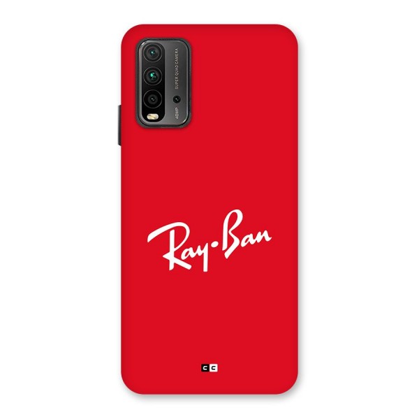 Luxury Red Back Case for Redmi 9 Power