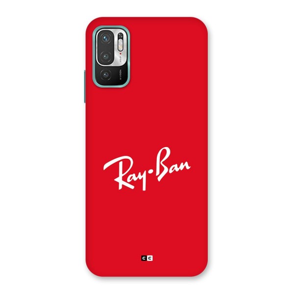 Luxury Red Back Case for Redmi Note 10T 5G