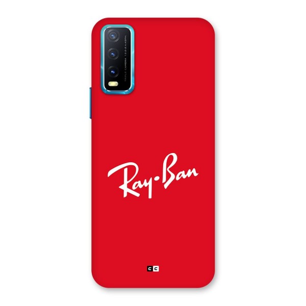 Luxury Red Back Case for Vivo Y20i