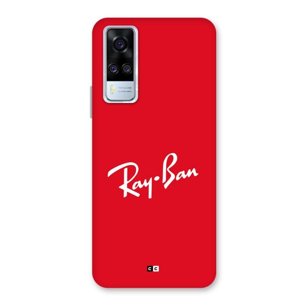 Luxury Red Back Case for Vivo Y31