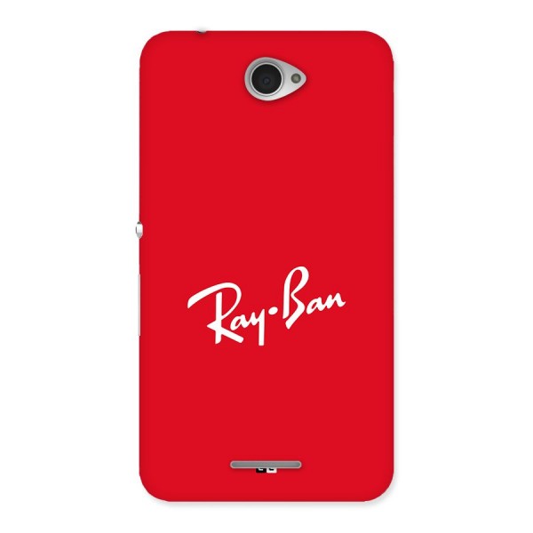 Luxury Red Back Case for Xperia E4