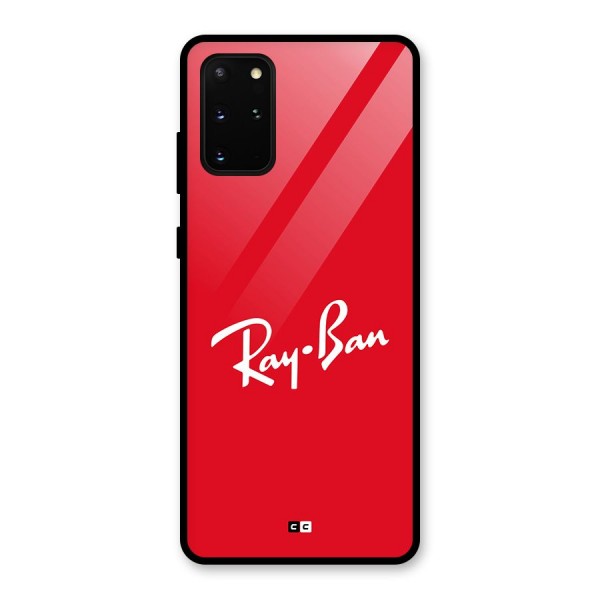 Luxury Red Glass Back Case for Galaxy S20 Plus